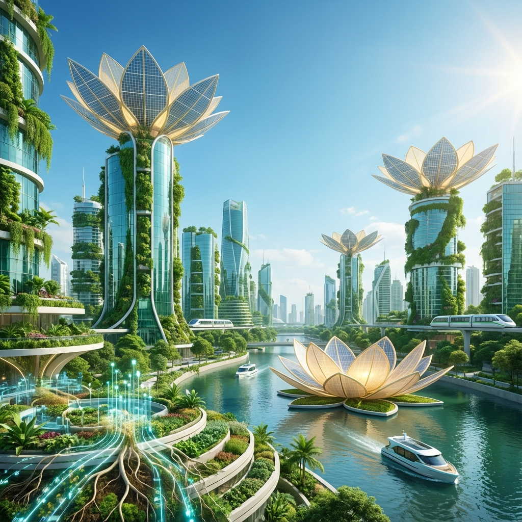 Solarpunk City